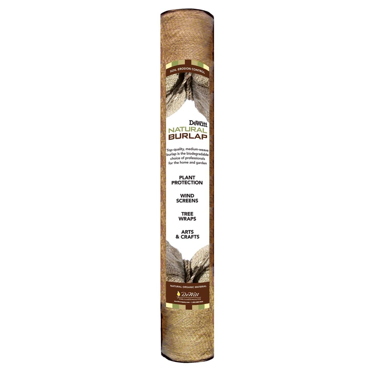 DeWitt Natural Burlap 3 Ft. W X 24 Ft. L Burlap Landscape Fabric