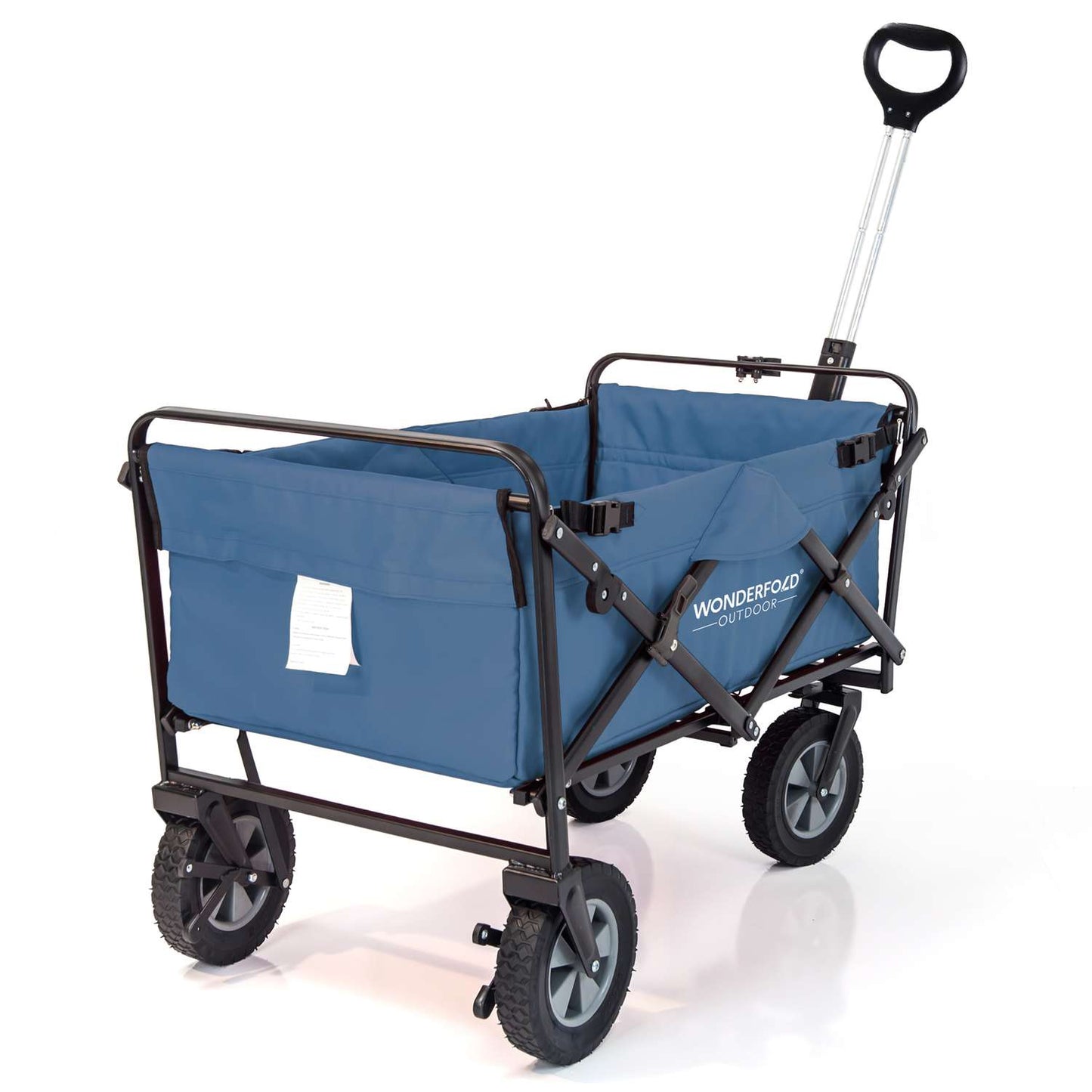 WonderFold Outdoor S-Series Polyester Fabric Folding Utility Wagon 150 Lb. Cap.