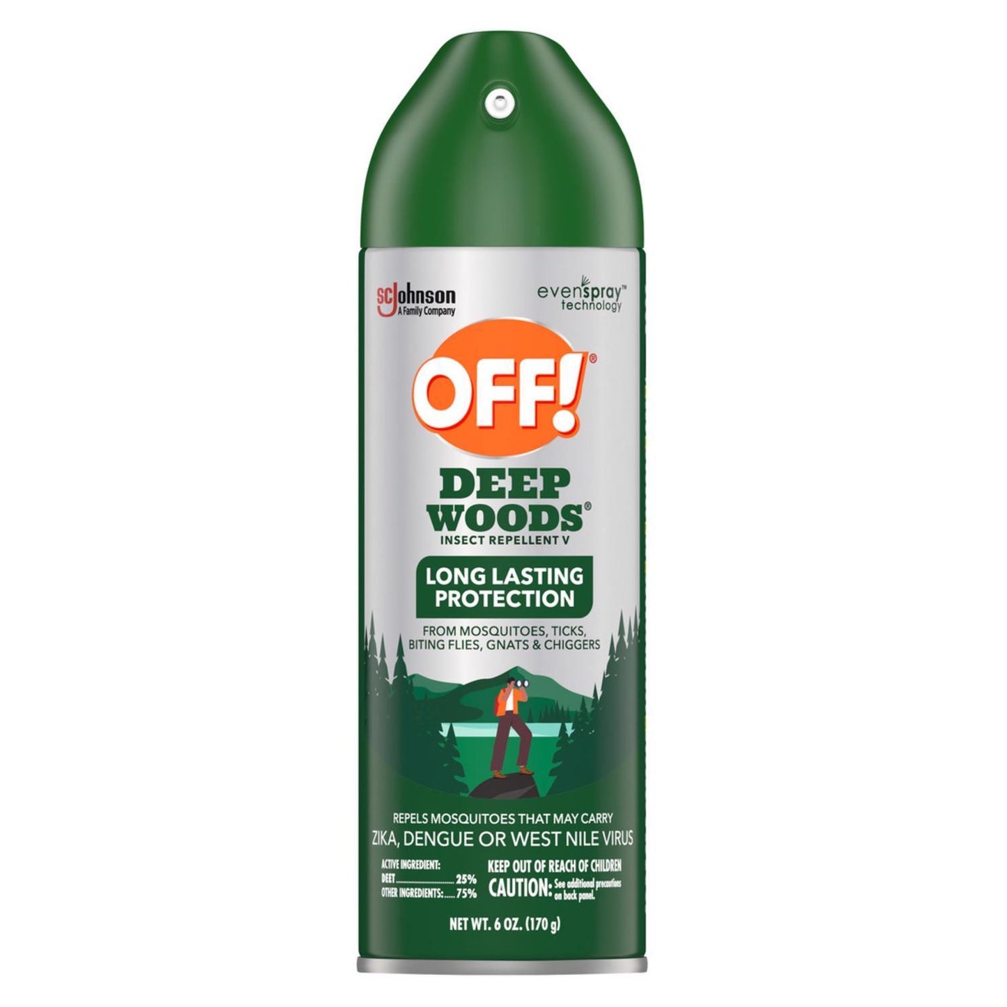 OFF! Deep Woods Insect Repellent Liquid For Biting Insects 6 Oz