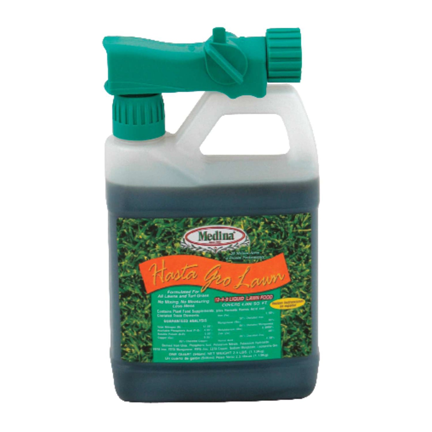 Medina Hasta Grow Lawn All-Purpose Lawn Food For All Grasses 4000 Sq Ft