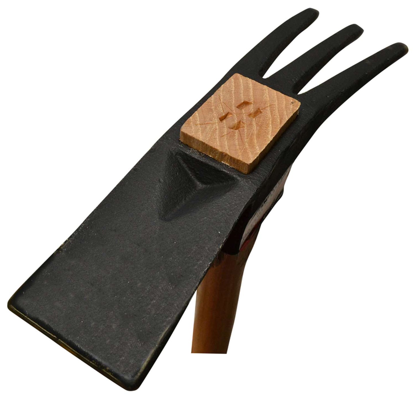 Vaughan Ground Breakers 3 Tine Iron Mattock Tiller 26 In. Wood Handle