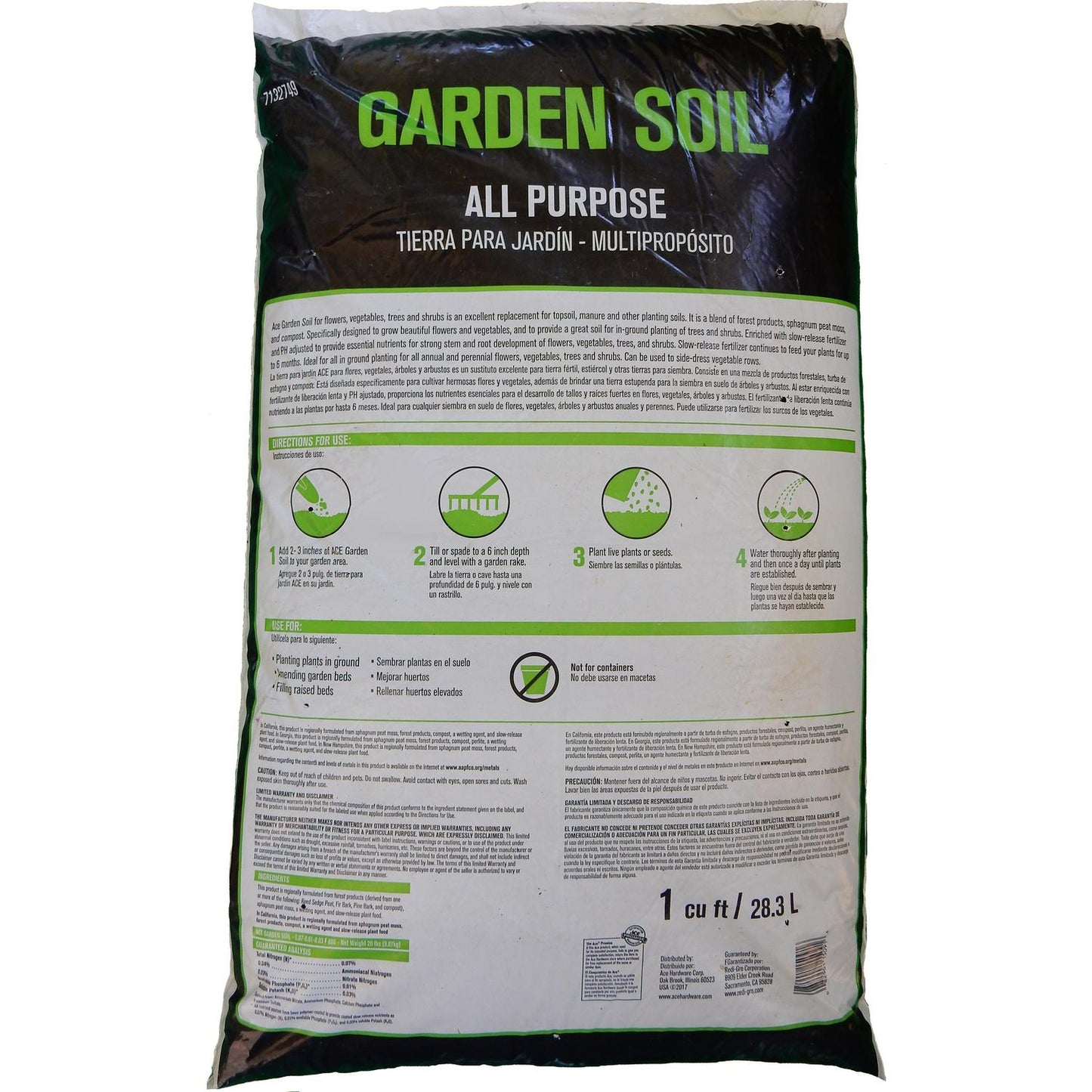 Ace All Purpose Garden Soil 1 Cu Ft