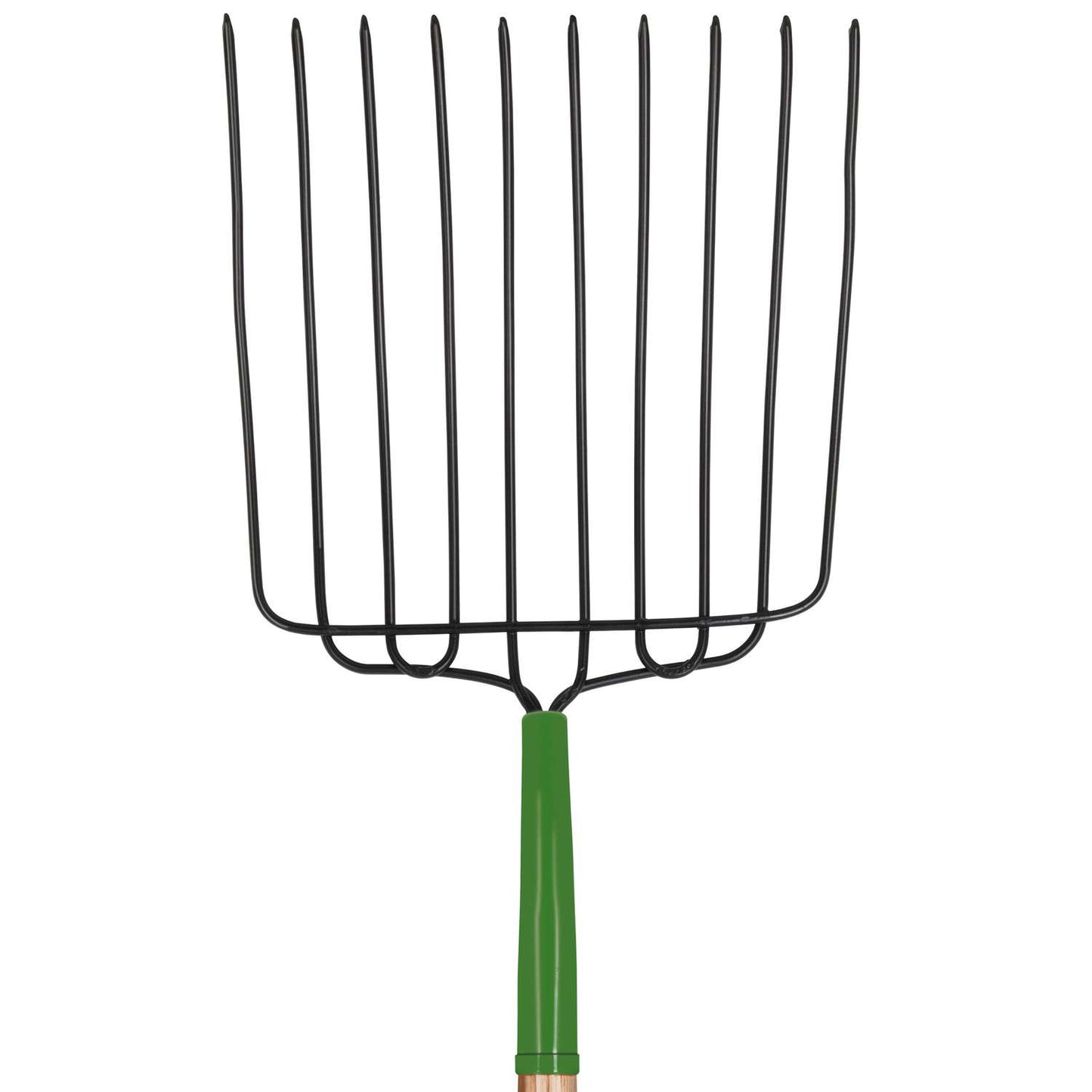 John Deere 10 Tine Steel Bedding Fork 30 In. Wood Handle