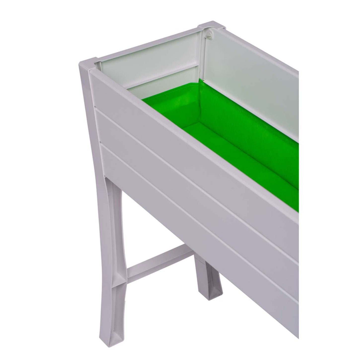NuVue 32 In. H X 36 In. W X 11 In. D X 15 In. D Vinyl Elevated Garden Box White
