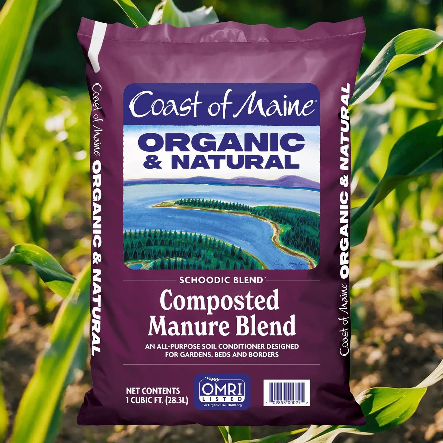 Coast Of Maine Schoodic Blend Organic Cow Manure 1 Cu Ft 2 Ft³