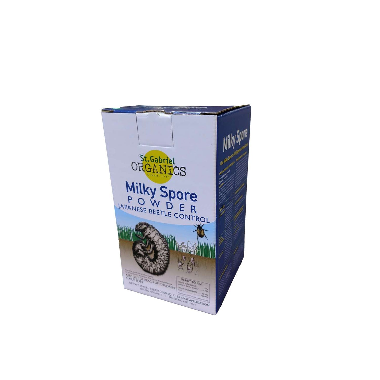 St. Gabriel Organics Milky Spore Powder Organic Grub And Insect Control Powder 10 Oz
