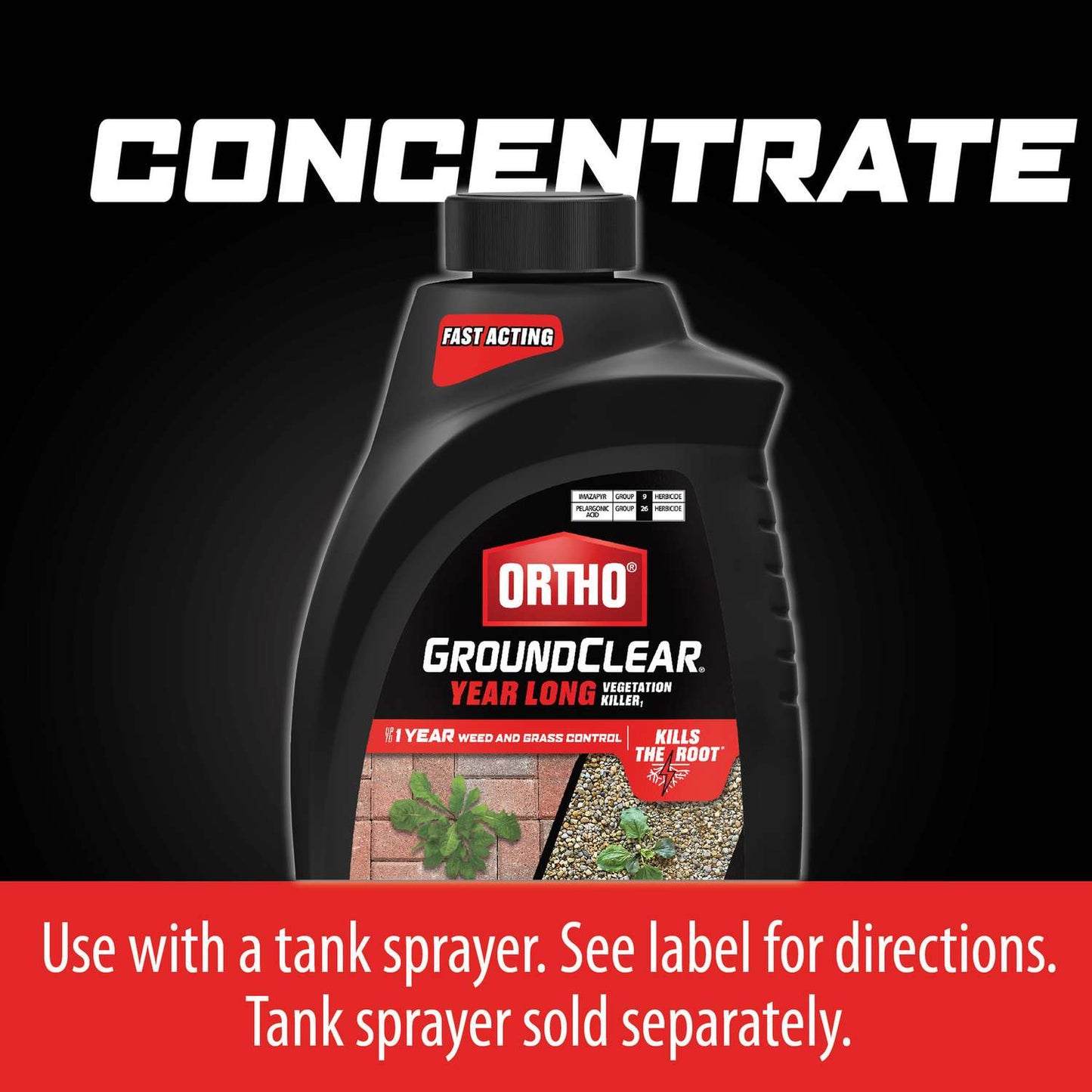 Ortho GroundClear Year Long Vegetation Killer Concentrate 32 Oz