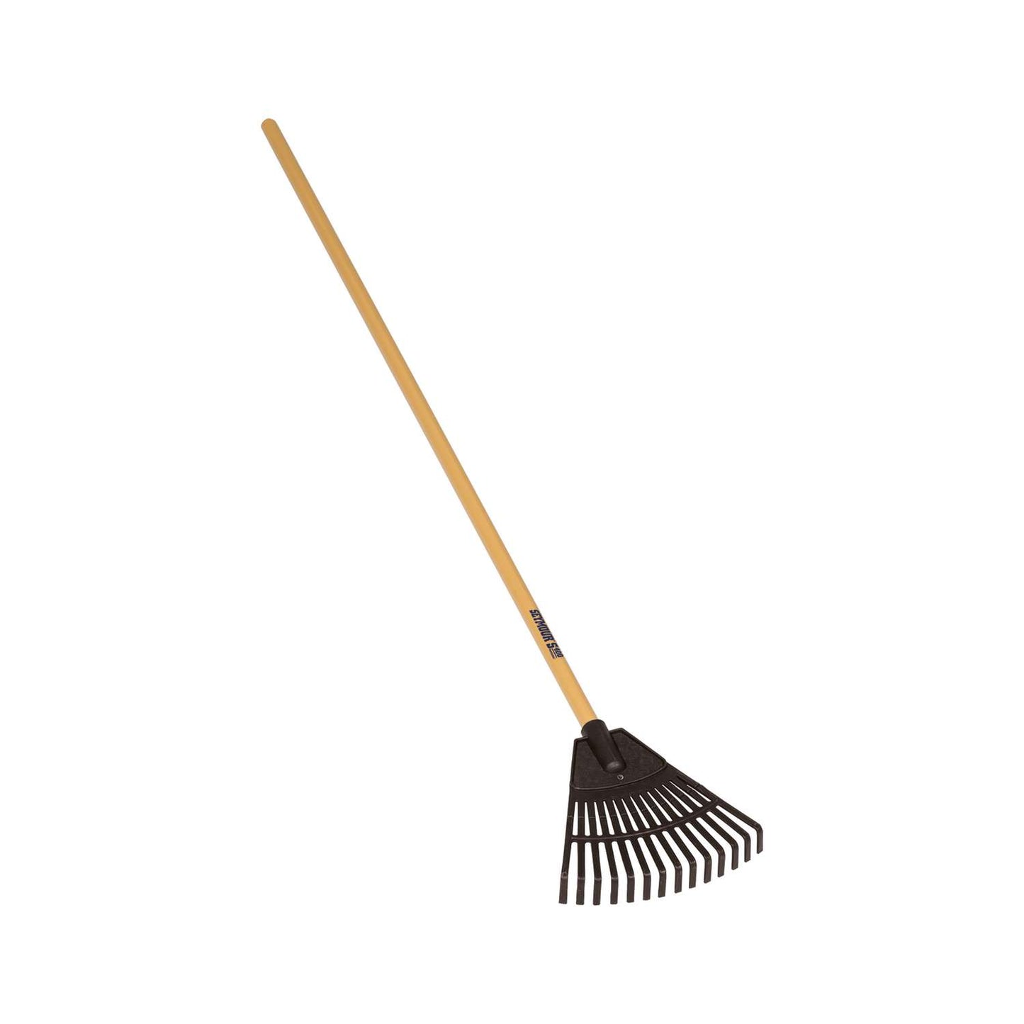 Seymour S400 Jobsite 14 Tine Poly Leaf Rake Wood Handle