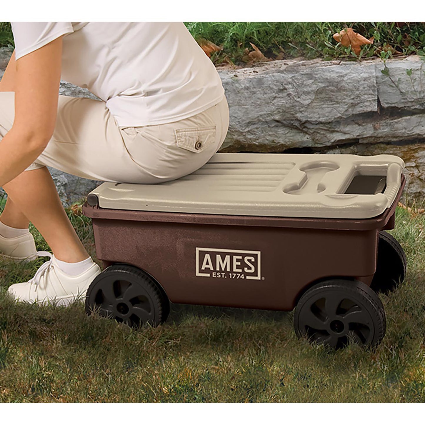Ames Lawn Buddy Poly Lawn Cart 2 Cu Ft