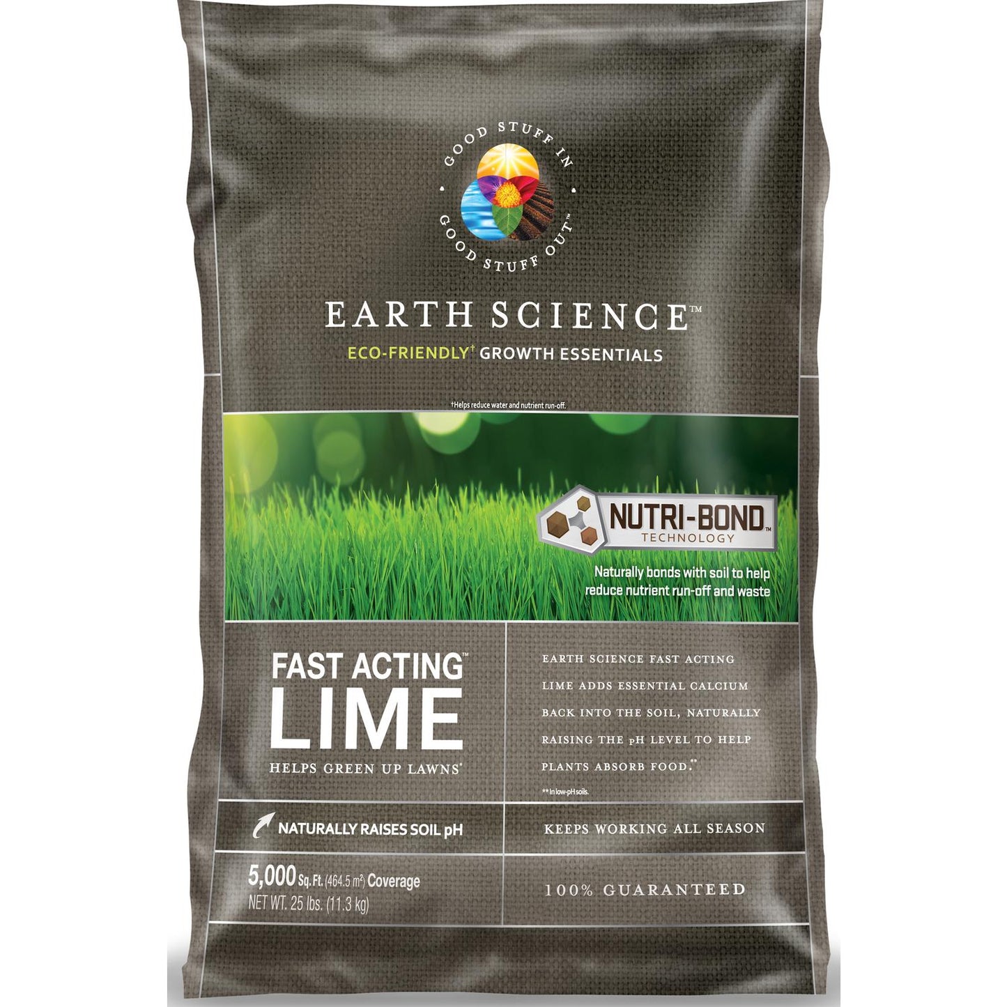 Earth Science Fast Acting Lime 5000 Sq Ft 25 Lb
