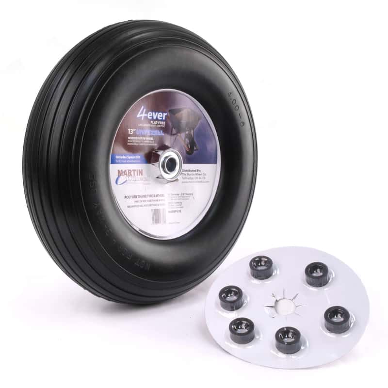 Martin Wheel Flat Free 13 In. D 320 Lb Wheelbarrow Wheel 1 Pk
