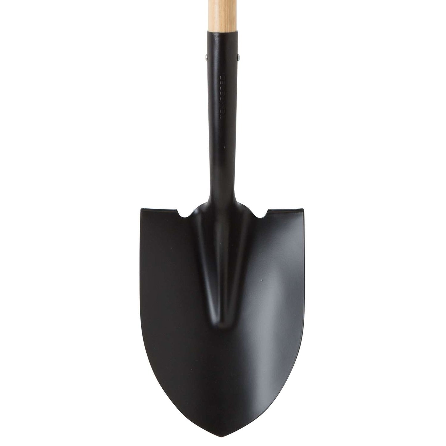 Home Plus+ 56.75 In. Steel Round Digging Shovel Wood Handle