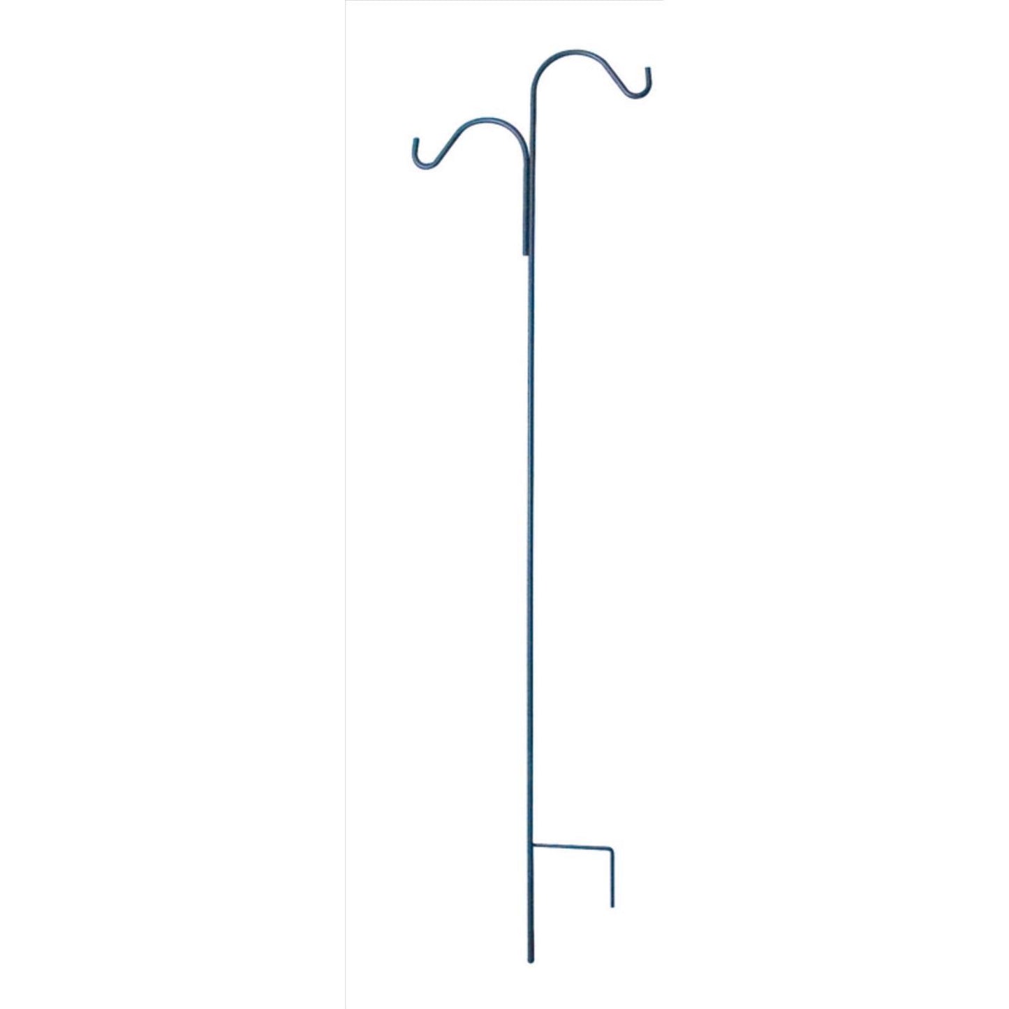 Living Accents Black Steel 84 In. H Double Crook Plant Hook 1 Pk