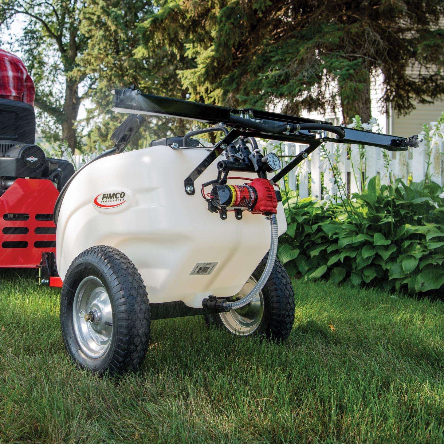 Fimco 30 Gal Boom/Handgun Tow Behind Tank Sprayer