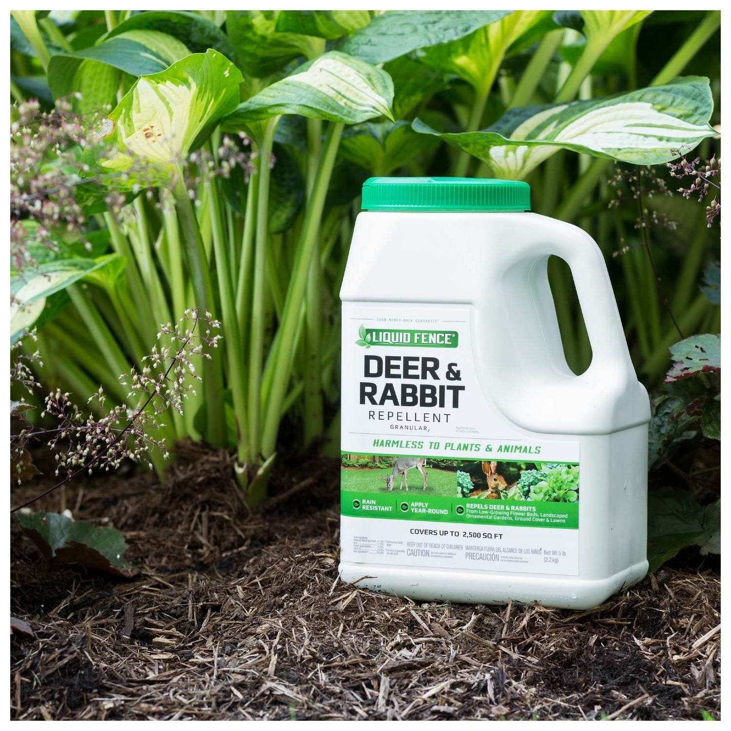 Liquid Fence Animal Repellent Granules For Deer And Rabbits 5 Lb