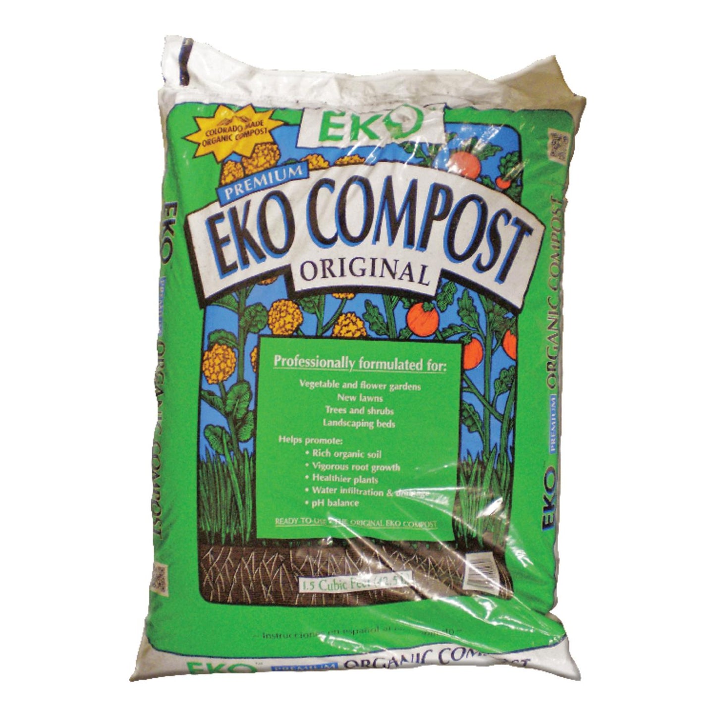 Eko Original Organic Blend Compost 1.5 Cu Ft