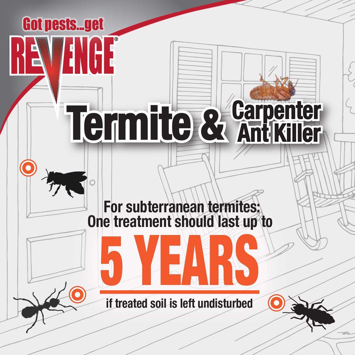 Bonide Termite & Carpenter Ant Insect Killer Liquid Concentrate 32 Oz