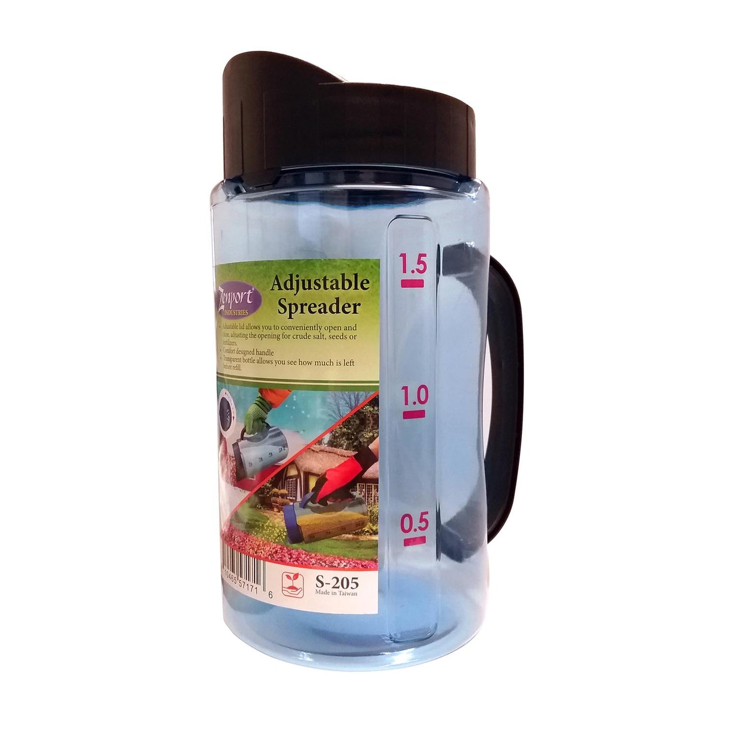 Zenport 24 In. W Handheld Spreader For Fertilizer/Ice Melt/Seed 50 Oz