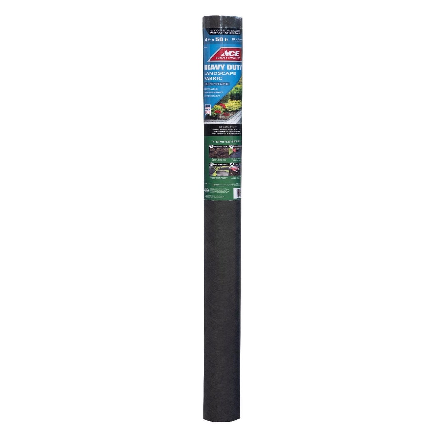 Ace 4 Ft. W X 50 Ft. L Fabric Landscape Fabric