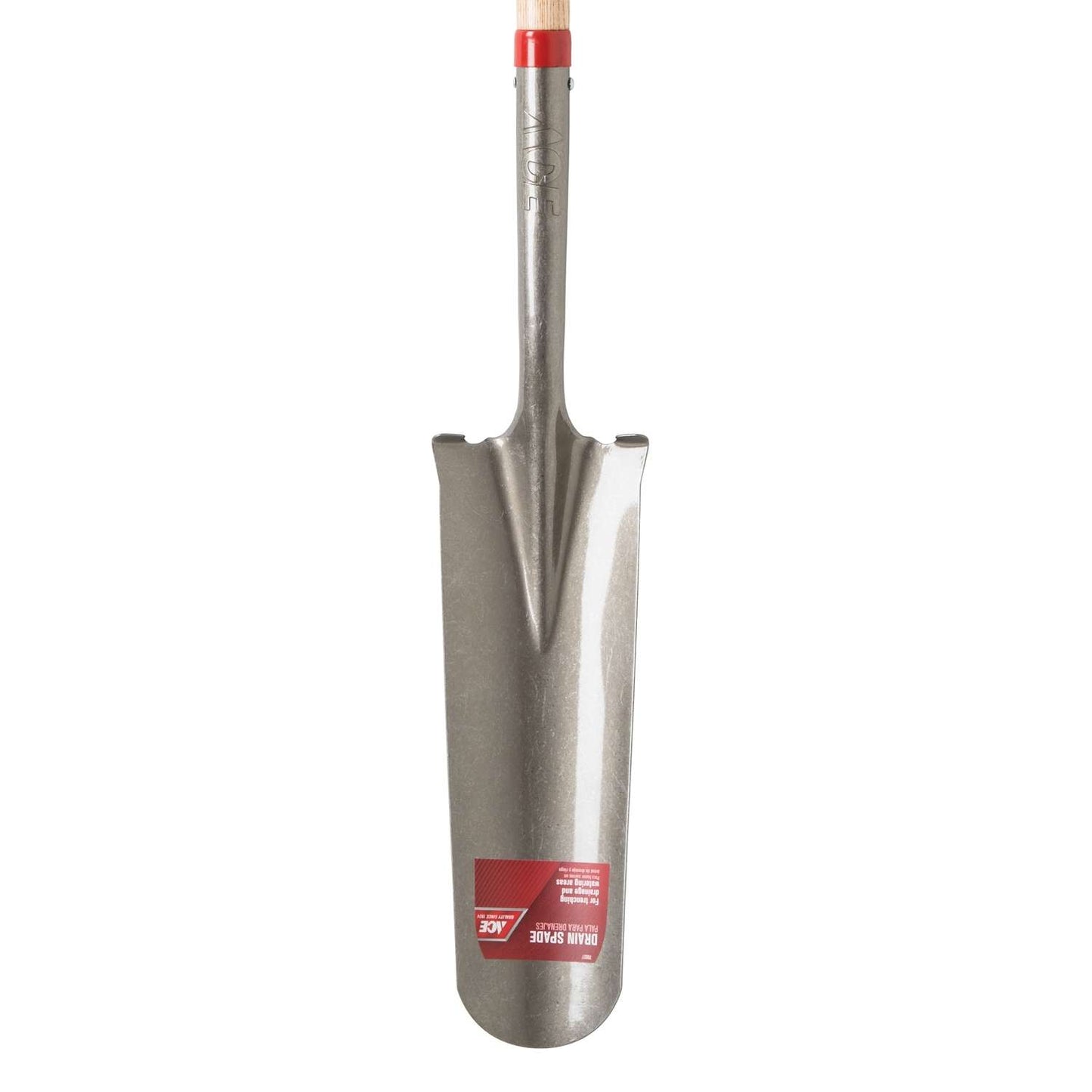 Ace 47 In. Steel Round Drain Spade Wood Handle