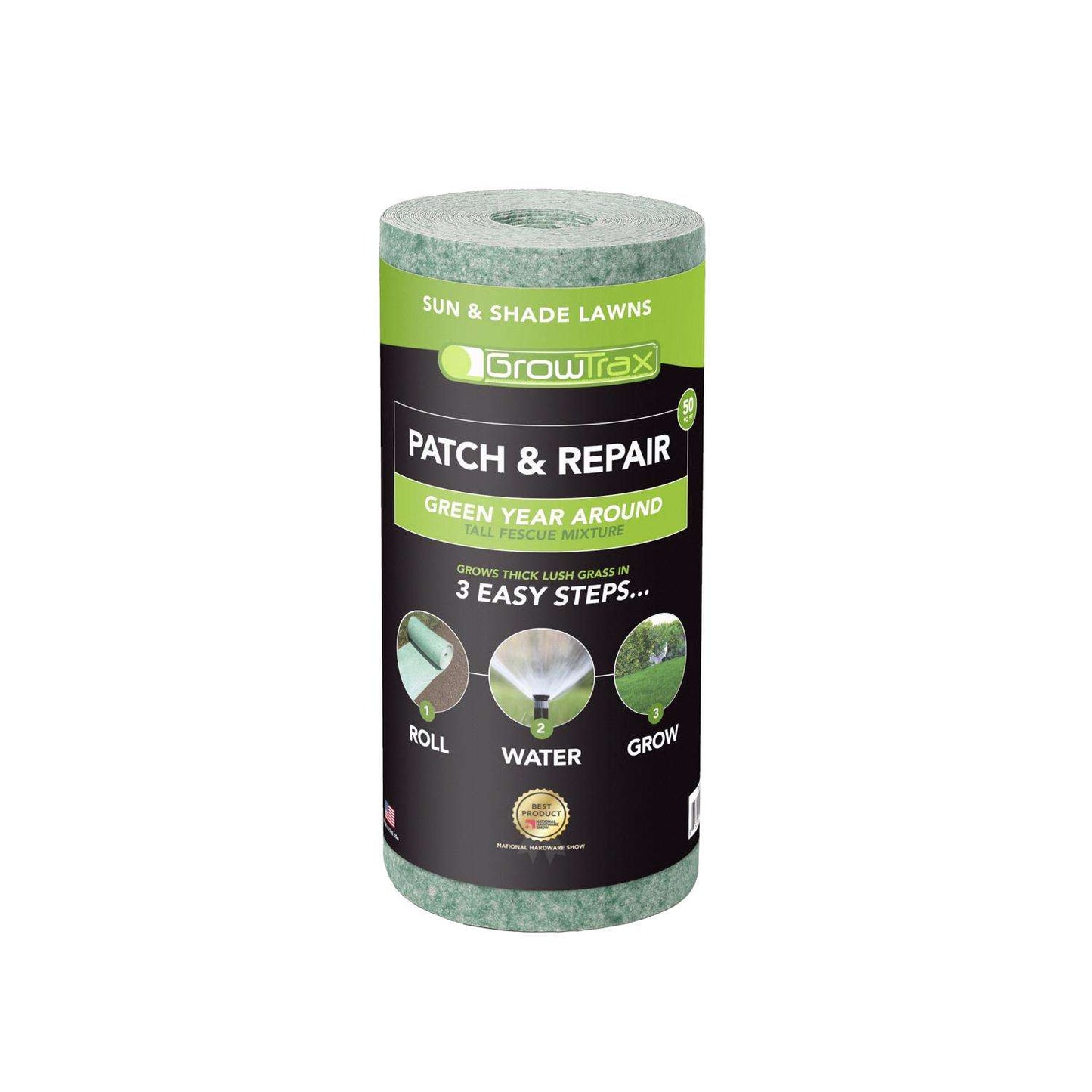 GrowTrax Quick Fix Mixed Sun Or Shade Grass Seed Blanket