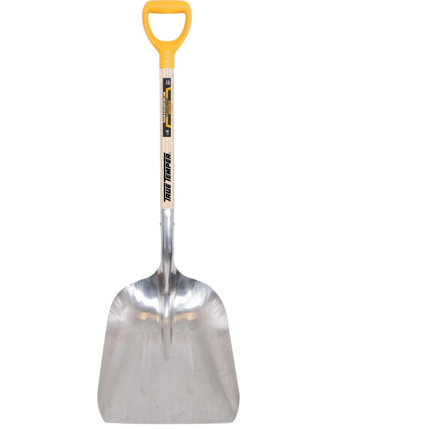 True Temper 46.13 In. Aluminum Scoop Wood Handle