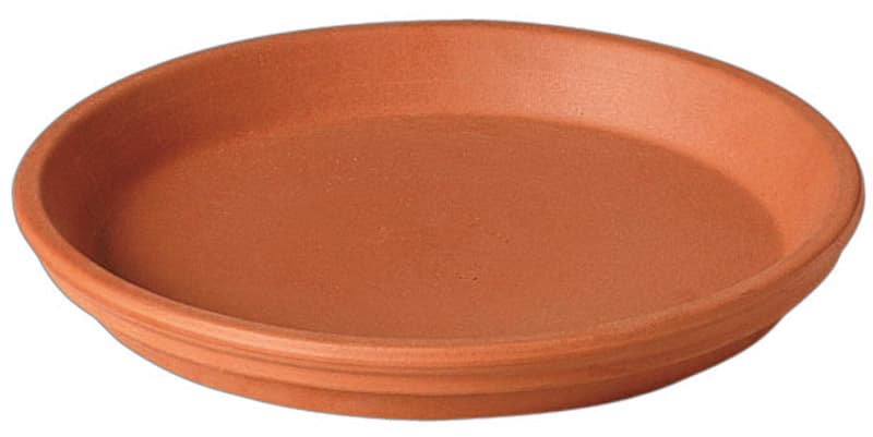 Deroma 10 In. D Clay Traditional Plant Saucer Terracotta