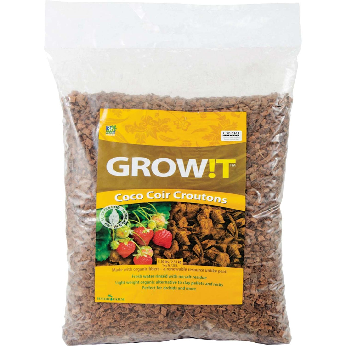 GROW!T Organic All Purpose Coco Coir 1 Cu Ft