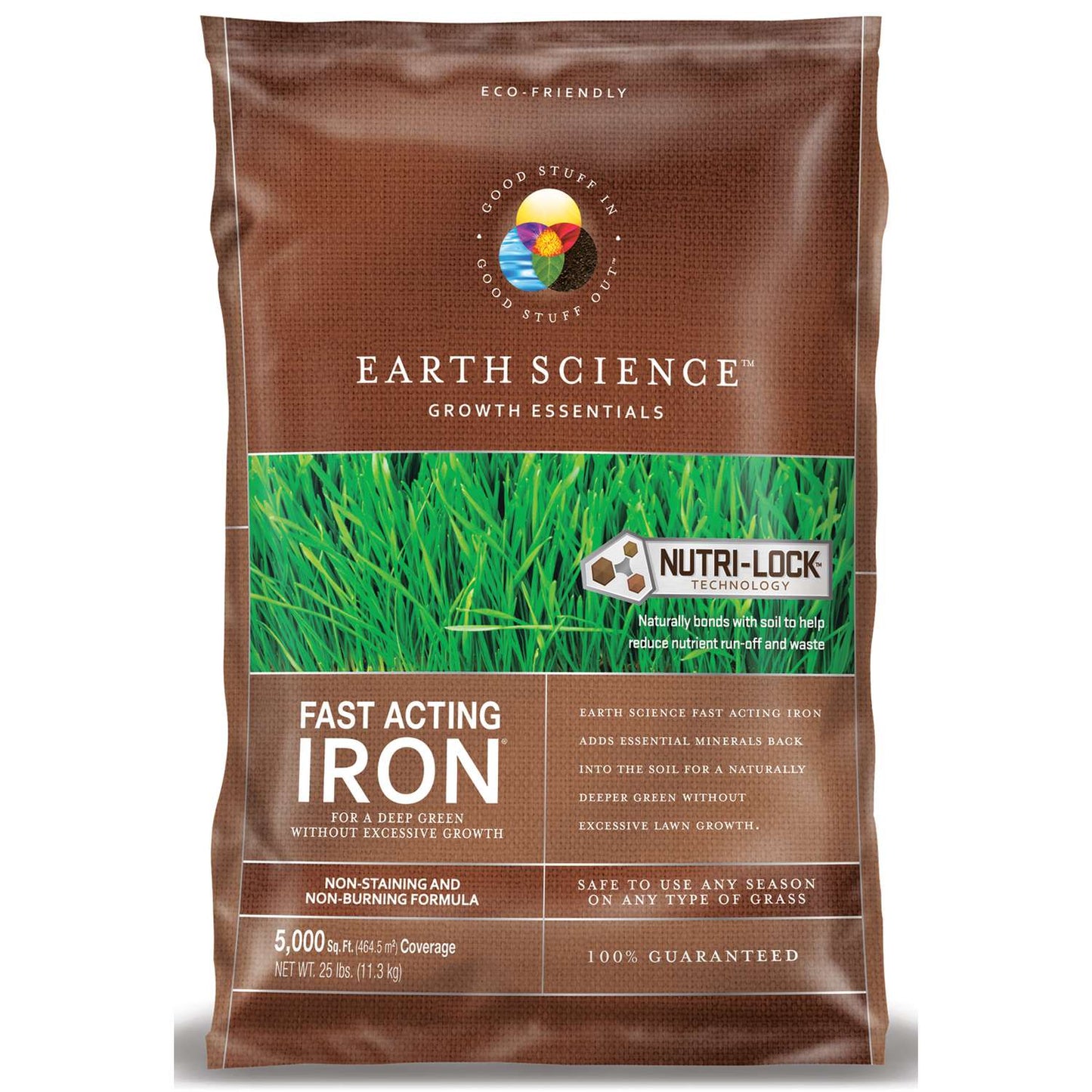 Earth Science Iron Treatment 5000 Sq Ft 25 Lb
