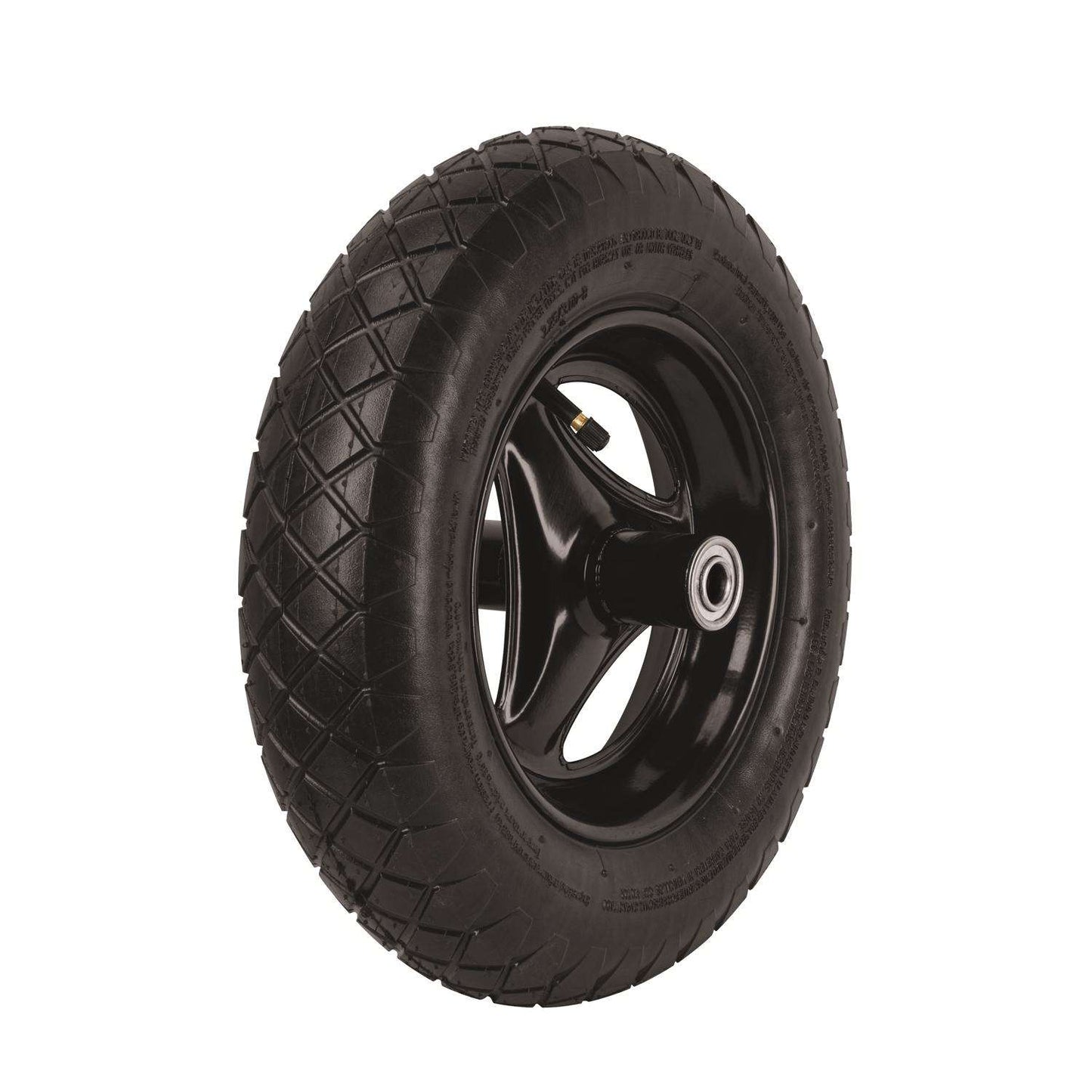 Ace 16 In. D Centered Wheelbarrow Tire Rubber 1 Pk