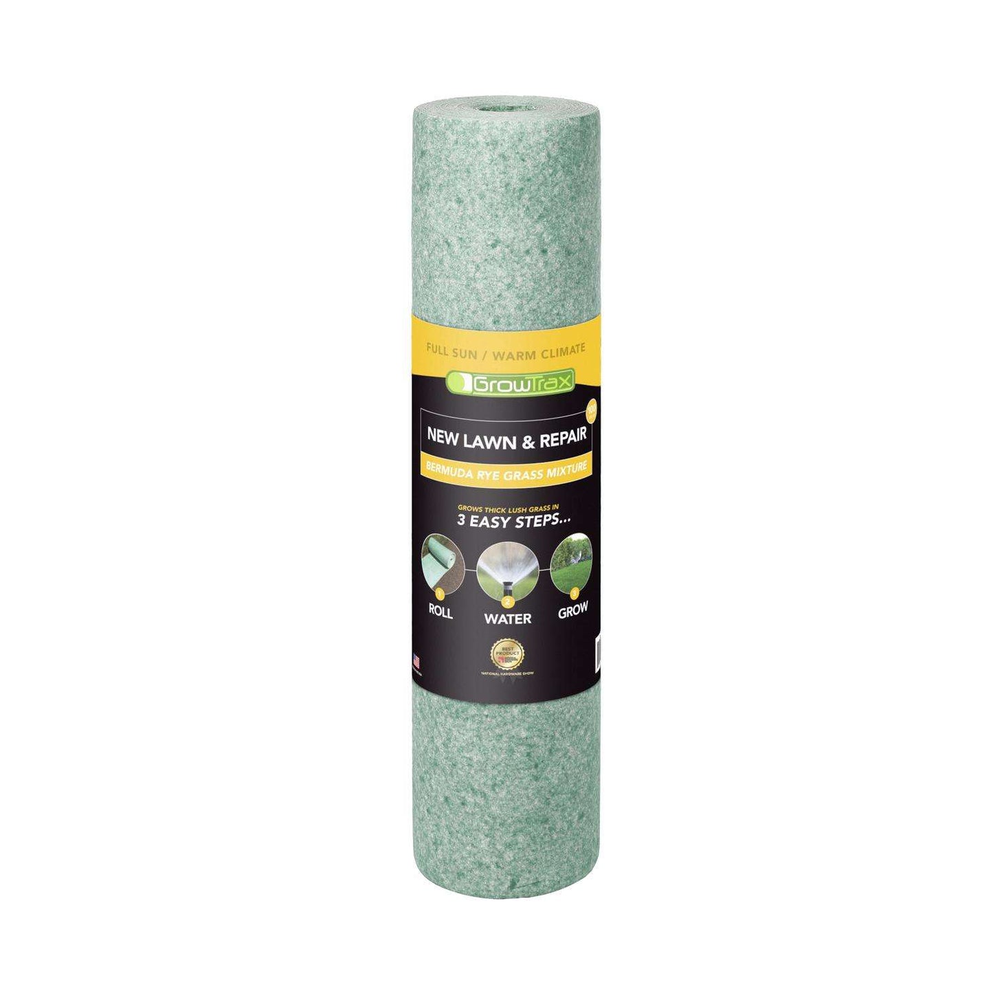 GrowTrax Bermuda Grass Sun Or Shade Grass Seed Blanket