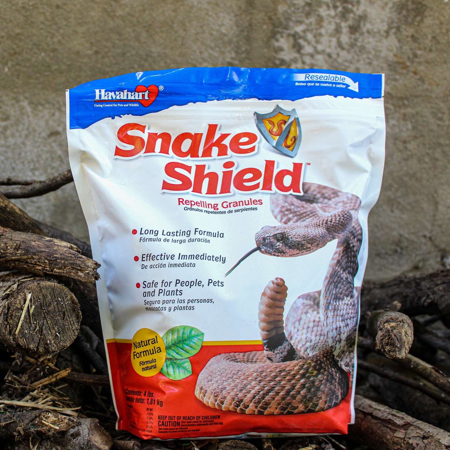 Safer Brand Snake Shield Animal Repellent Granules For Snakes 4 Lb