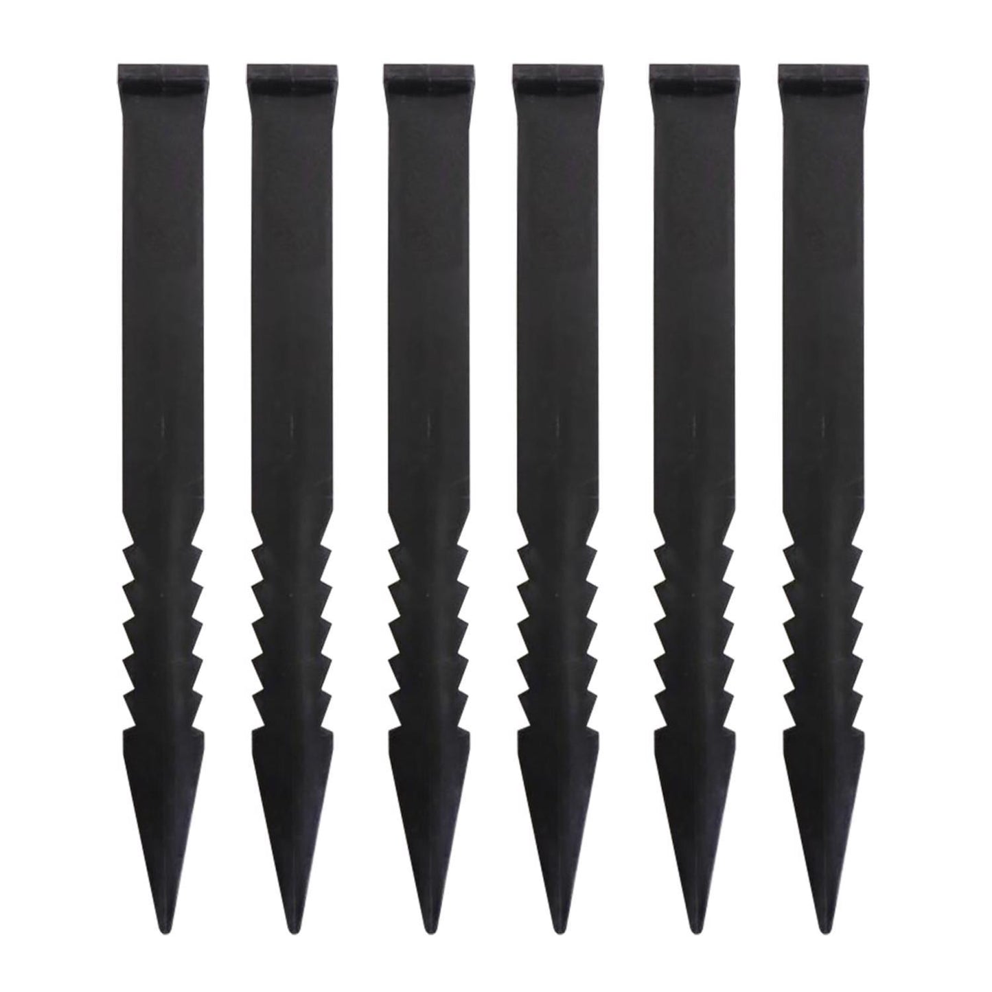 Panacea 9 In. H Black Plastic Tree Stake Kit