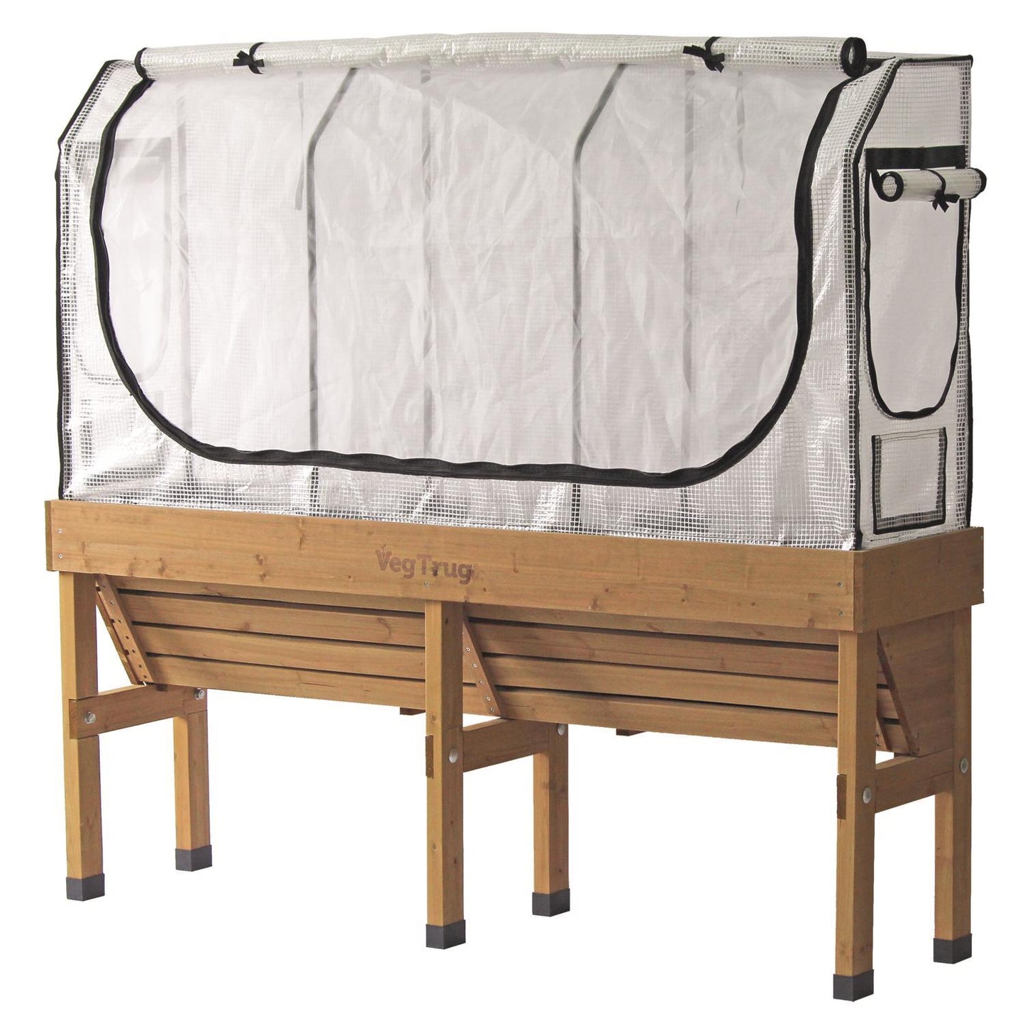 VegTrug WallHugger Multicolored 70.5 In. W X 16.5 In. D X 35.5 In. H Greenhouse