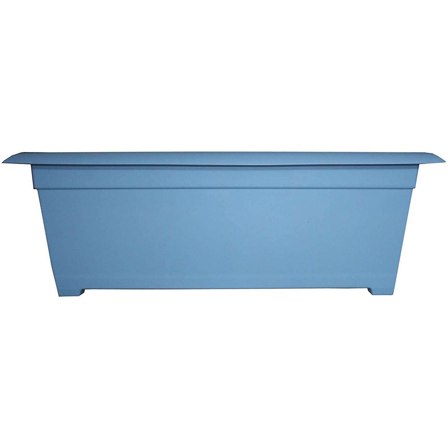 Bloem Dayton Ocean 9.5 In. H X 27 In. W X 11.75 In. D Resin Deck Planter Blue