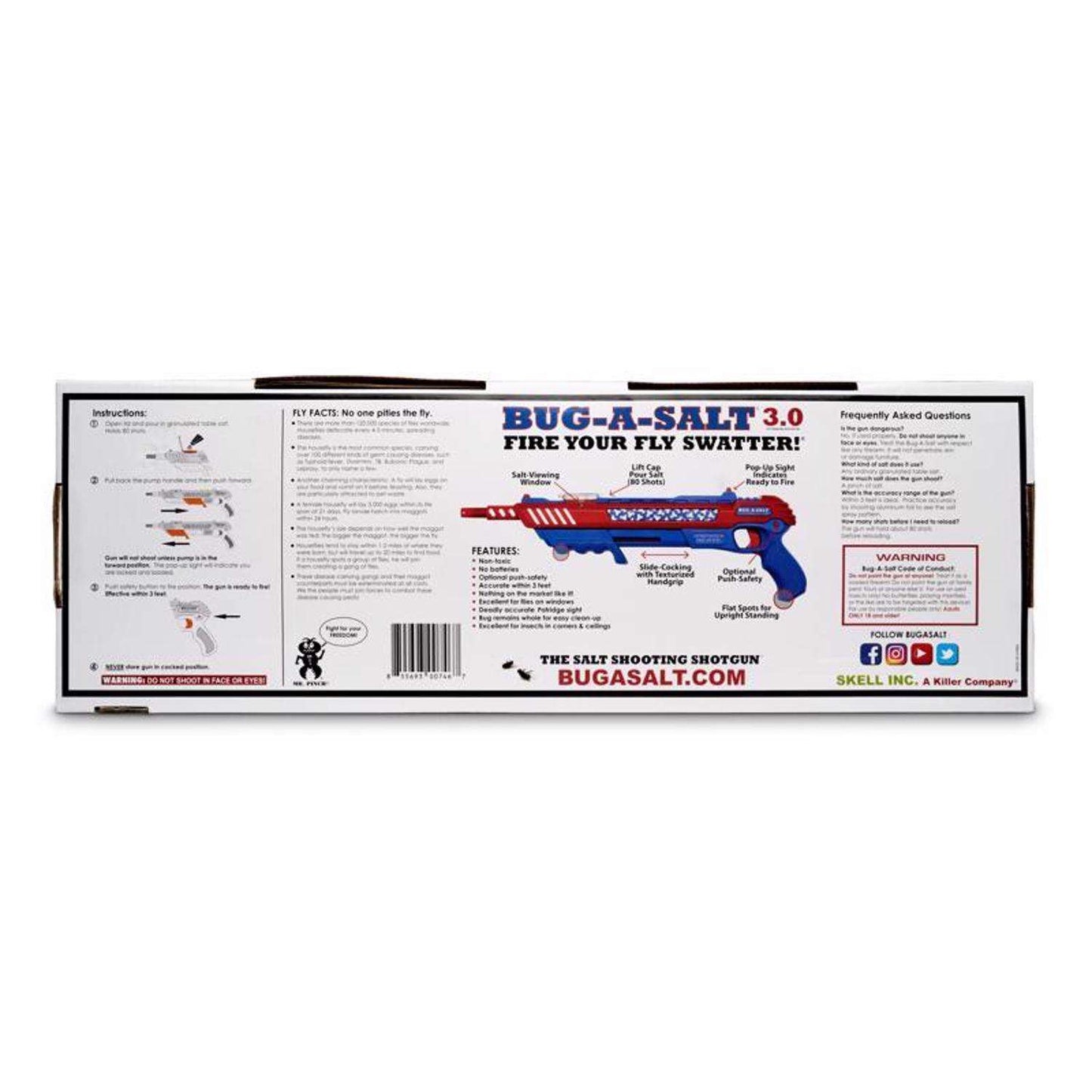 Bug-A-Salt Salt War Insect Repellent Device Spray Gun For Flies