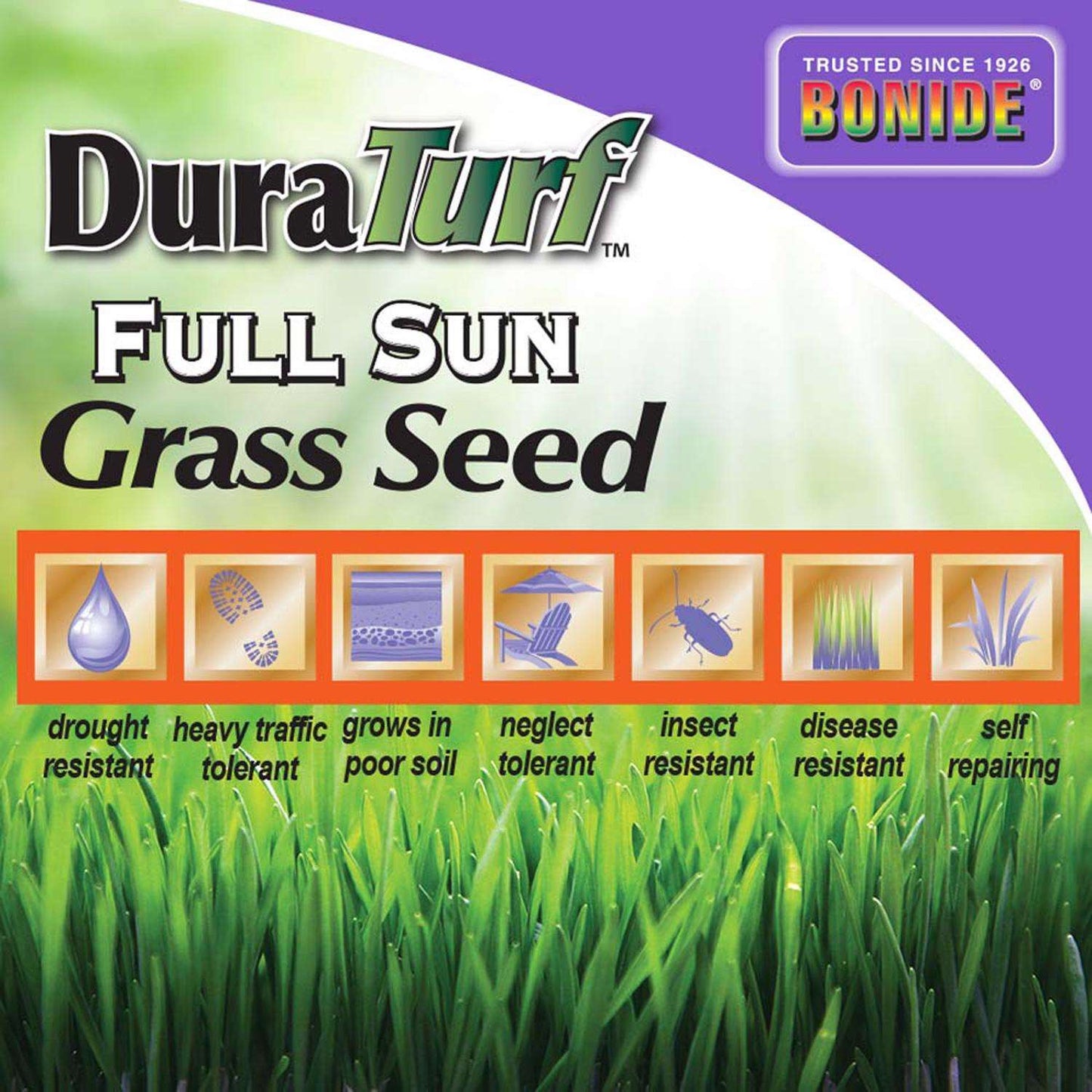 Bonide DuraTurf Mixed Full Sun Grass Seed 7 Lb