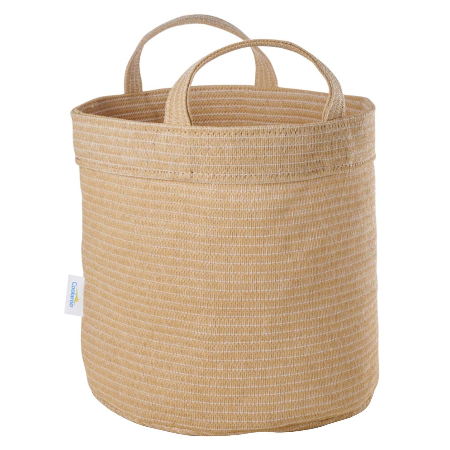 Coolaroo 11 In. H X 12 In. W X 12 In. D X 12 In. D Polyethylene Round Planter Bag Desert Sand