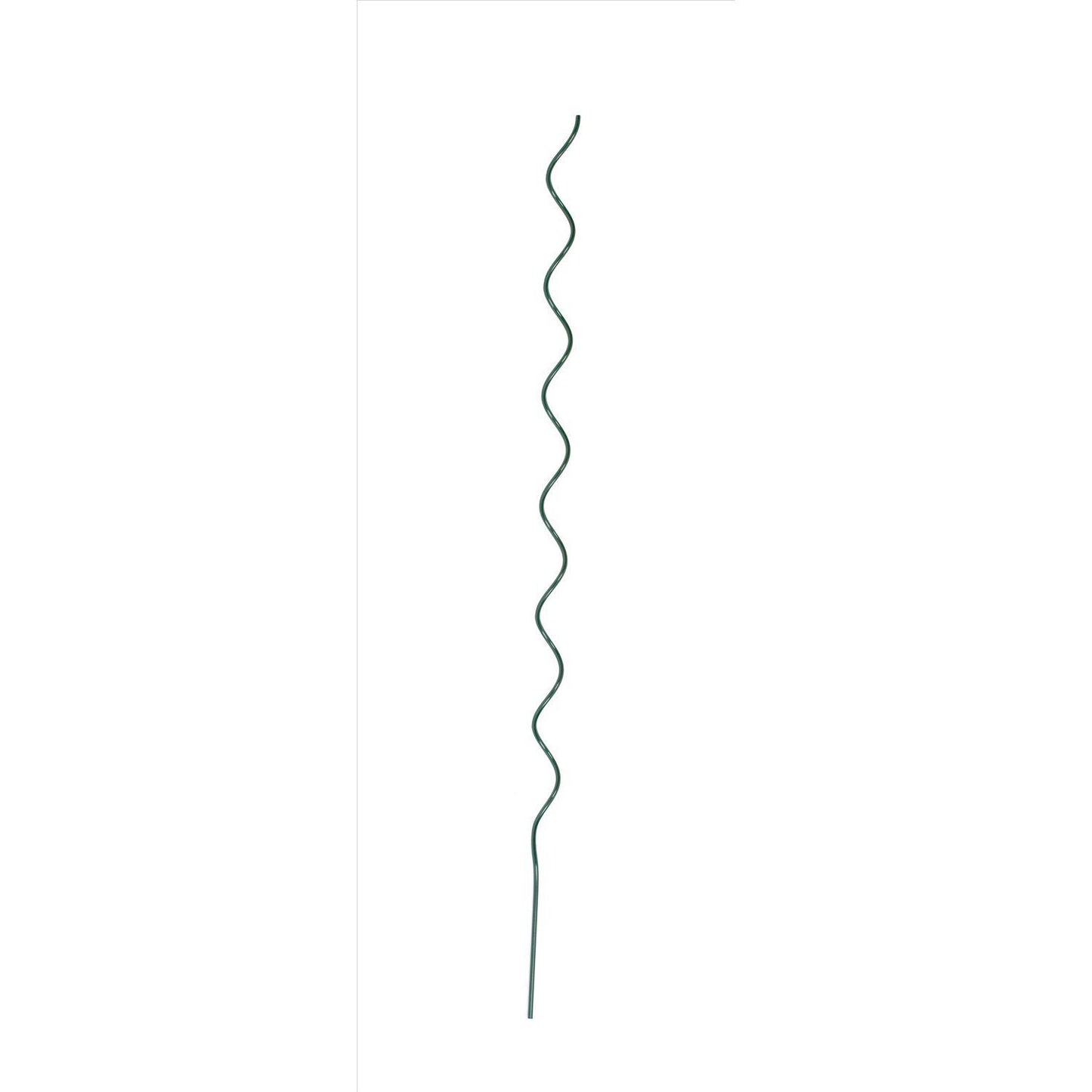 Panacea 48 In. H X 0.5 In. W X 0.5 In. D Green Metal Spiral Stake