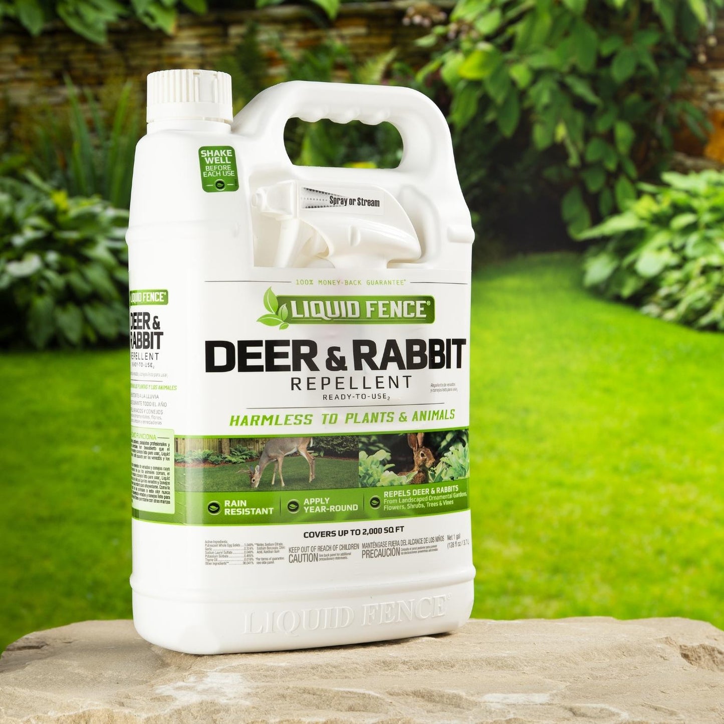 Liquid Fence Animal Repellent Liquid For Deer 128 Oz