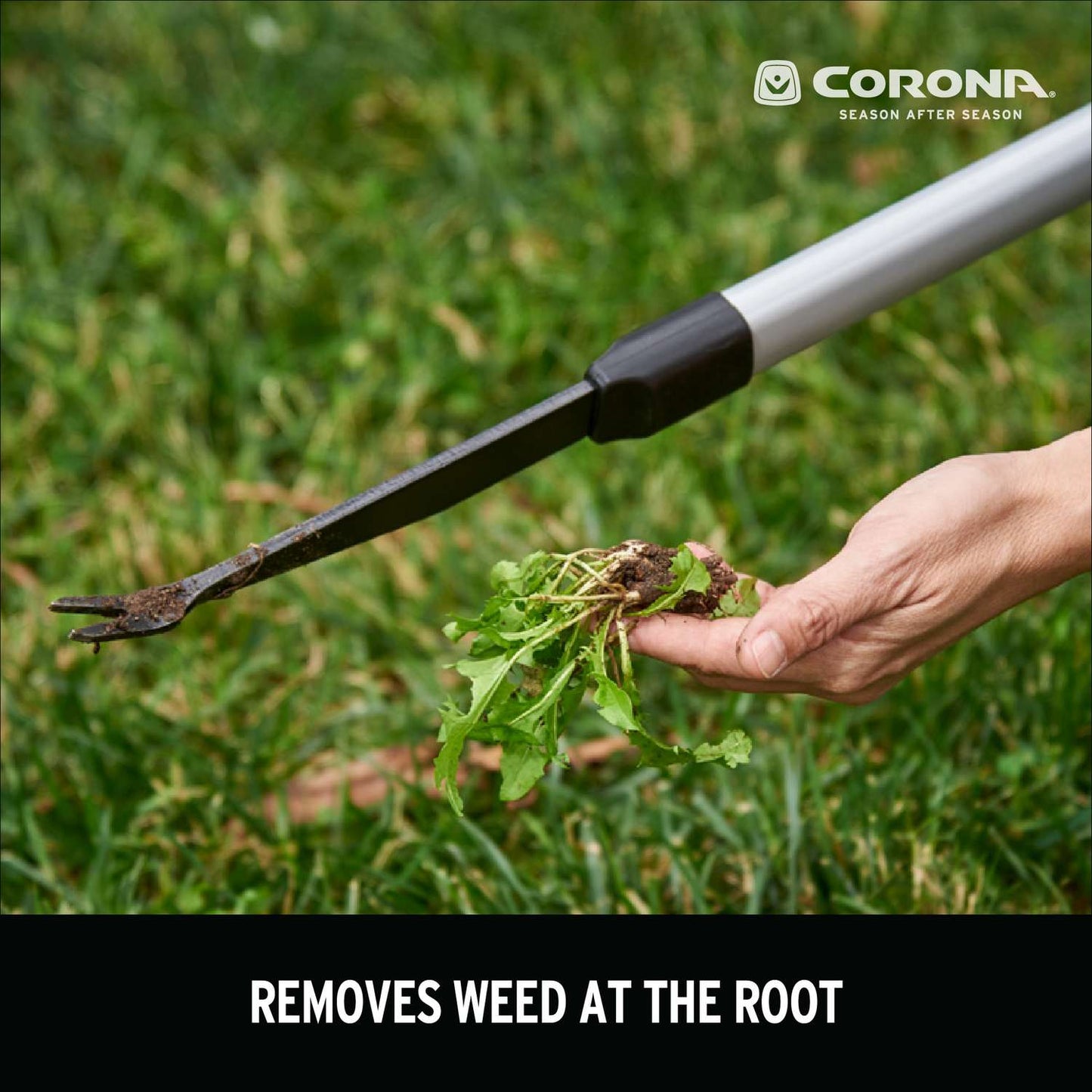Corona ComfortGEL 40.72 In. Steel Weeder Polymer Handle