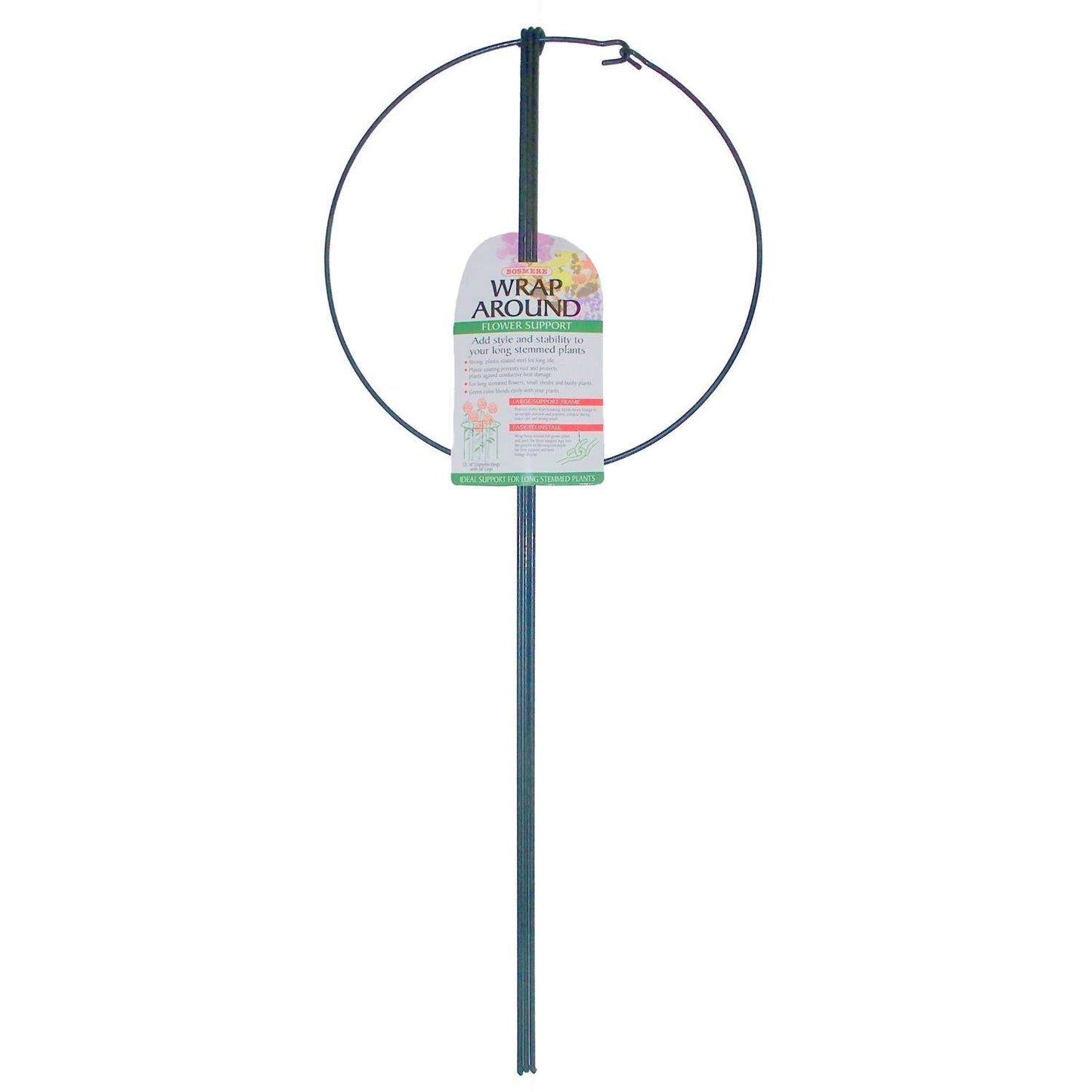 Bosmere 36 In. H Green Coated Wire Plant Support
