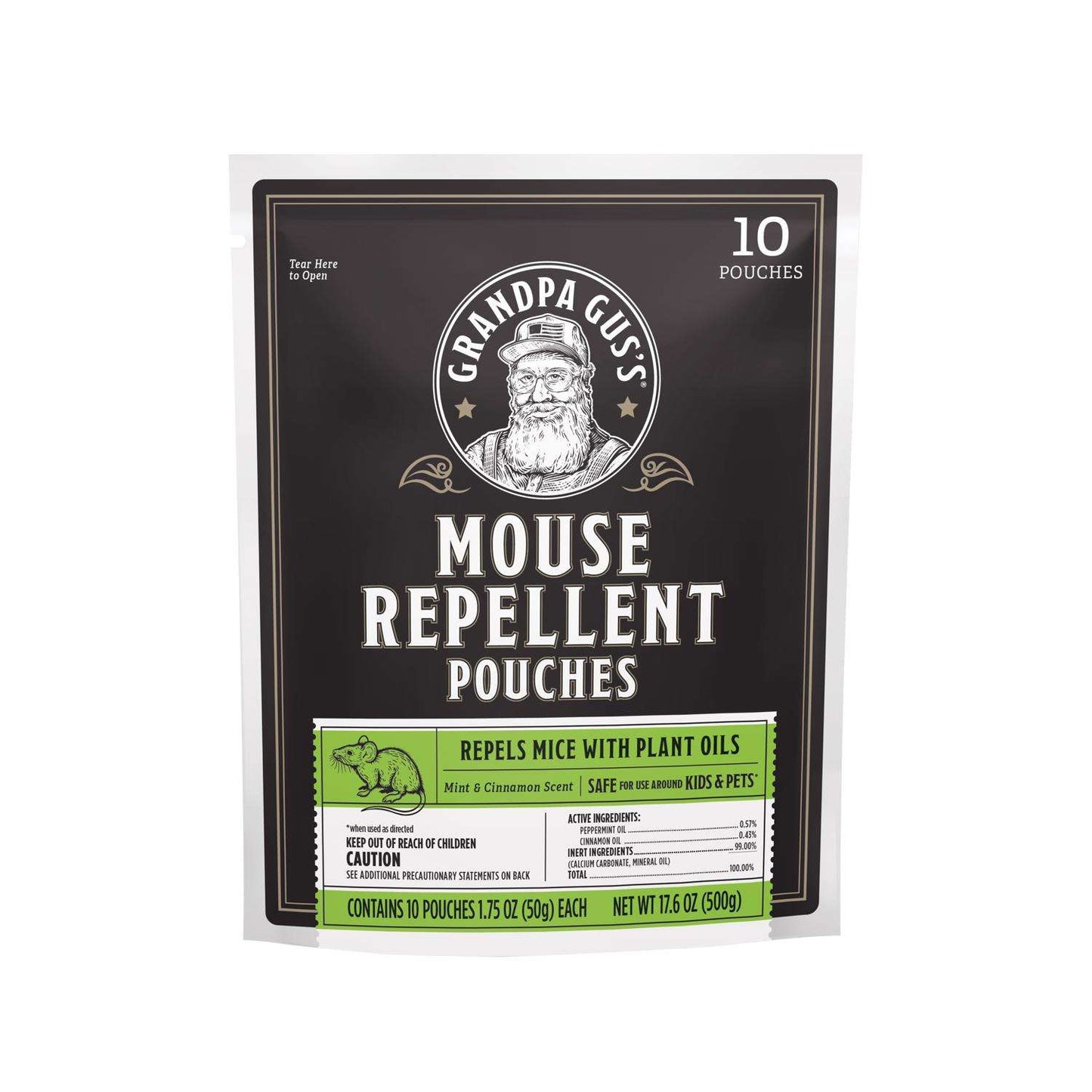 Grandpa Gus's Animal Repellent Pouch For Mice 10 Pk