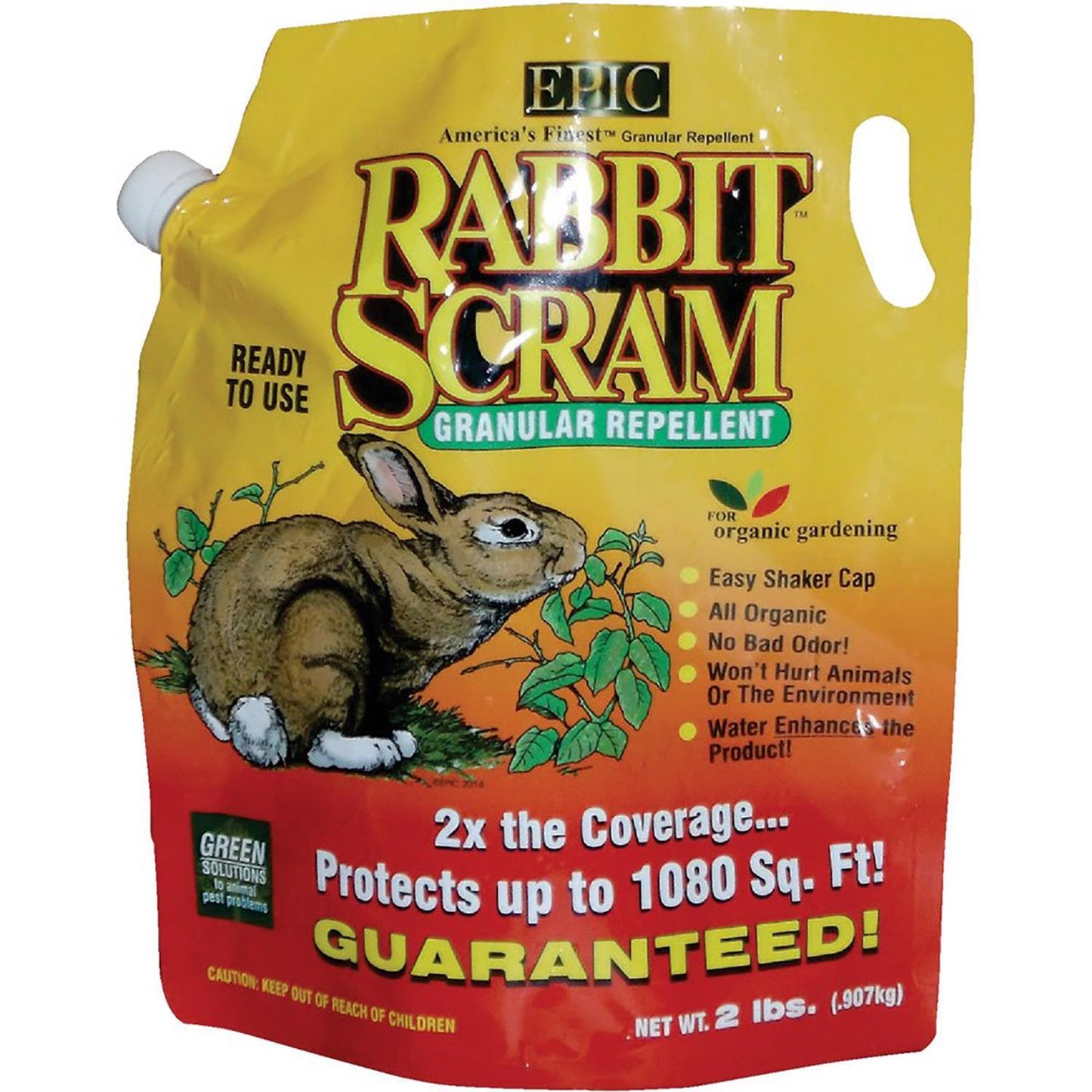Epic Products Rabbit Scram Animal Repellent Granules For Rabbits 2 Lb