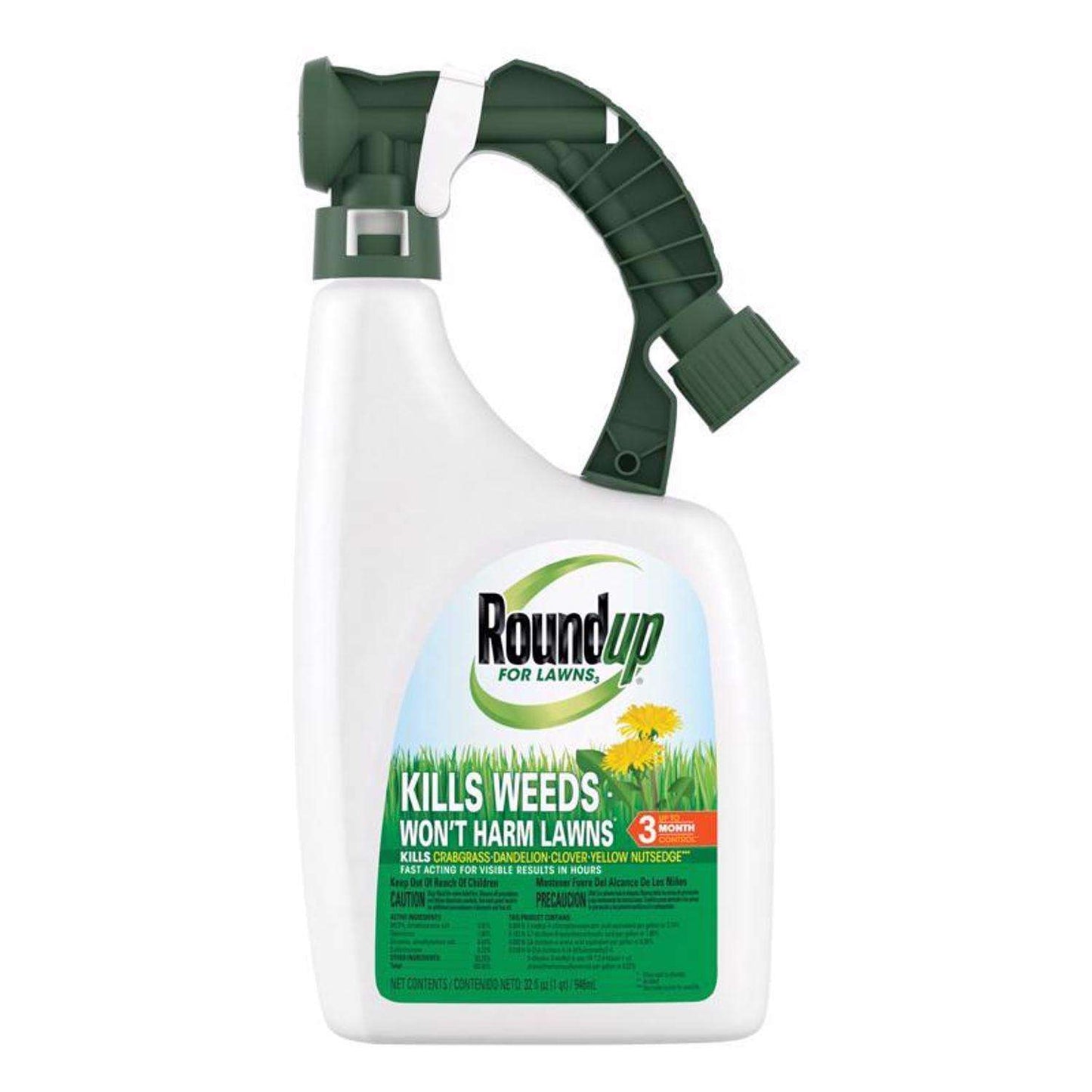  Roundup Weed Killer RTS Hose-End Concentrate 32 Oz