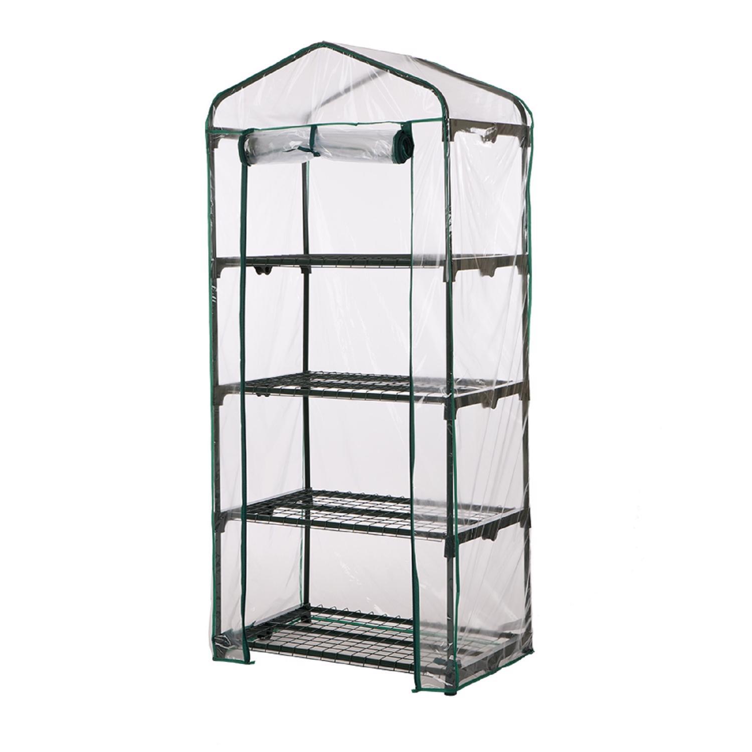  Glitzhome Clear 29.25 In. W X 27.25 In. D X 61 In. H Pop-Up Greenhouse