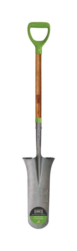  Ames 47 In. Steel Drain Spade Wood Handle