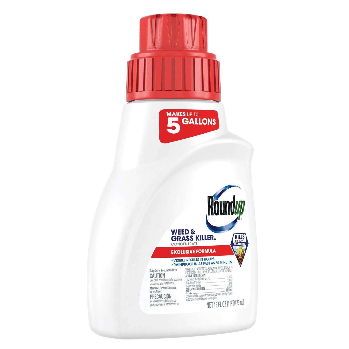 Roundup Weed And Grass Killer Concentrate 16 Oz