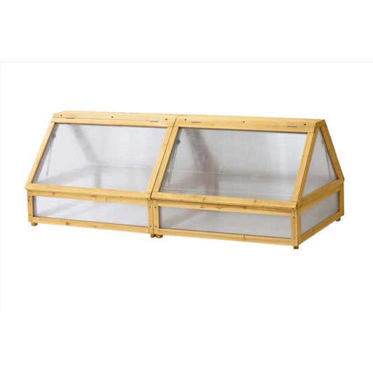  VegTrug Cold Frame Natural 26 In. H X 71 In. W Raised Bed Greenhouse