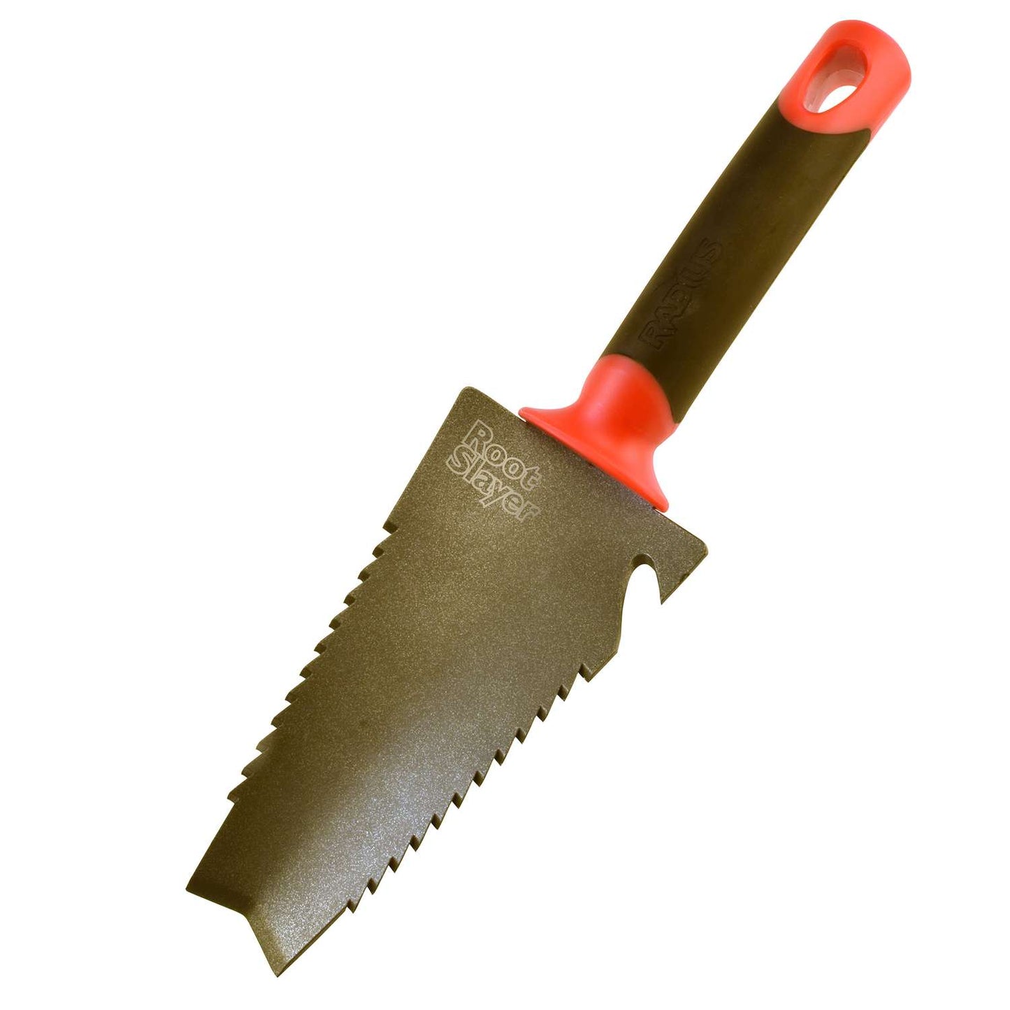  Radius Garden Root Slayer 12.75 In. Carbon Steel Hand Trowel Poly Handle